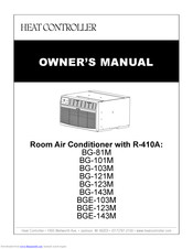 Heat Controller BG-143M Owner's Manual