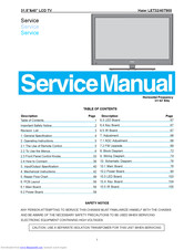 Haier LET32/40T900 Service Manual