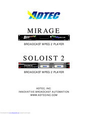 ADTEC MIRAGE Technical Manual