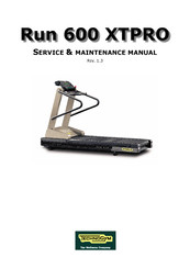 Technogym RUN 600 XTPRO Service Maintenance Manual
