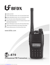 BFDX BF-870 User Manual