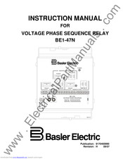 BASLER Electric BE1-47N relais inverse Tension 