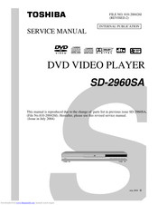 Toshiba SD-2960SA Service Manual