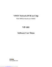 Vpon VP-101 User Manual