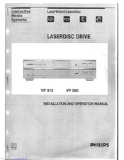 Philips VP 380 Installation And Operation Manual