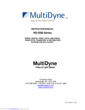 MultiDyne HD-3500 series Instruction Manual