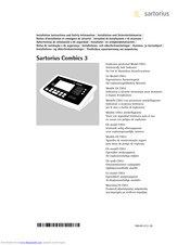 Sartorius Combics 3 CIXS3 Installation Instructions And Safety Information