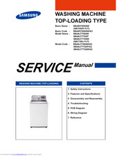 Samsung WA48H7400AP A2 Washing Machine Service Manual & Repair Guide 