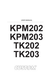 Custom Audio Electronics KPM203 User Manual