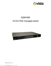 Vista QSW16M User Manual