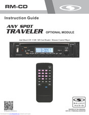 Galaxy Audio RM-CD Instruction Manual