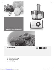 Bosch MCM640604 Instruction Manual
