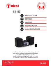 Tokai CD-103 User Manual