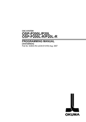 Okuma OSP-P200L-R Programming Manual