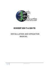 ESP Ecocent 250T2 Installation And Operation Manual