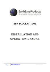 ESP Ecocent 100L Installation And Operation Manual