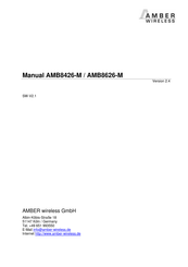 Amber Wireless AMB8426-M Manual