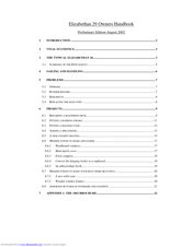 Elizabethan 29 Owner's Handbook Manual