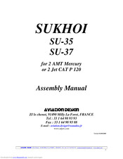 Aviation Design sukhoi su-37 Assembly Manual