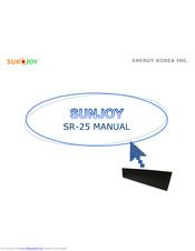 Sunjoy SR-25 User Manual