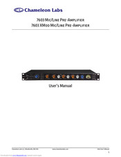 Chameleon Labs 7603 XMOD User Manual