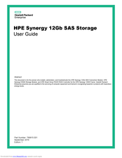 HPE Synergy 12Gb SAS Storage User Manual