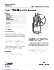 Emerson fisher 1008 Instruction Manual