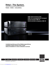 Rittal CMC III Processing Unit Compact Installation Manual And Short User's Manual