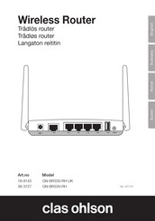 Clas Ohlson GN-BR33V-RH-UK Instruction Manual