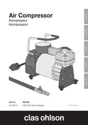 Clas Ohlson HD-503 Instruction Manual