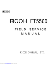 Ricoh FT556 Service Manual