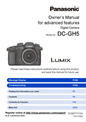 Panasonic Lumix DC-GH5 Owner's Manual
