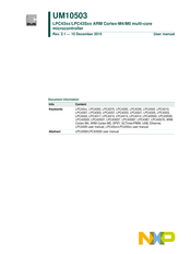 NXP Semiconductors LPC43xx User Manual