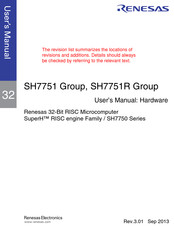 Renesas SH7751R Group User Manual