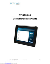 Teguar TP-RC55-08 Quick Installaion Manual
