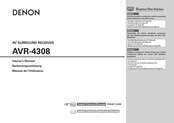 Denon AVR-4308 Owner's Manual