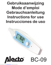 Alecto BC-09 Instructions For Use Manual