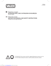 Valex MTosSco Instruction Manual And Safety Instructions