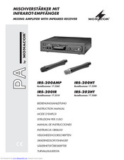 Monacor IRS-200AMP Instruction Manual