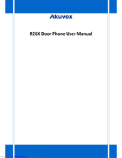 Akuvox R26X User Manual