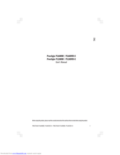 Prestigio P260DVD-X User Manual