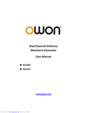 Owon AG1012 User Manual