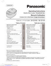 Panasonic SR-ZS105 Manuals | ManualsLib