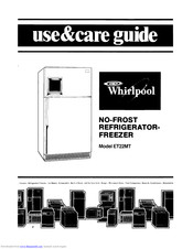 Whirlpool ET22MT Use And Care Manual
