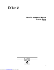 D-Link DPH-70L User Manual