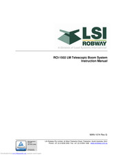 LSI-Robway RCI-1502 LM Instruction Manual