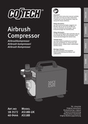 CO/Tech AS18B Instruction Manual
