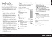 Clas Ohlson MTH-09F01-UK Instruction Manual