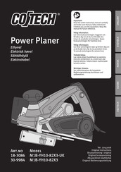 CO/Tech M1B-YH10-82X3-UK Instruction Manual