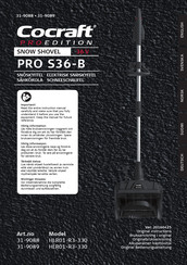 Cocraft PRO S36-B Original Instructions Manual